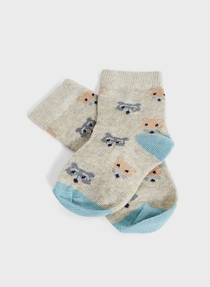 mothercare Infant 3 Pack Assorted Socks