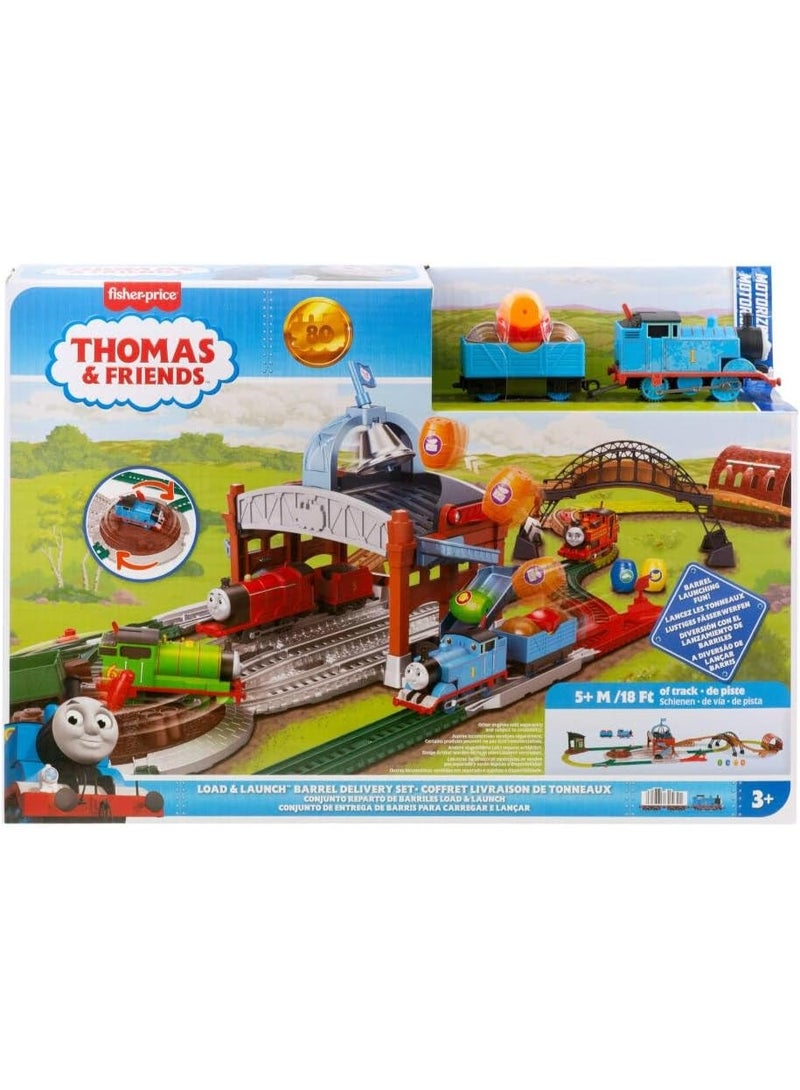 Thomas and Friends فيشر برايس توماس وأصدقائه مجموعة مسار توماس المدفوعة JDF26 - Image 3