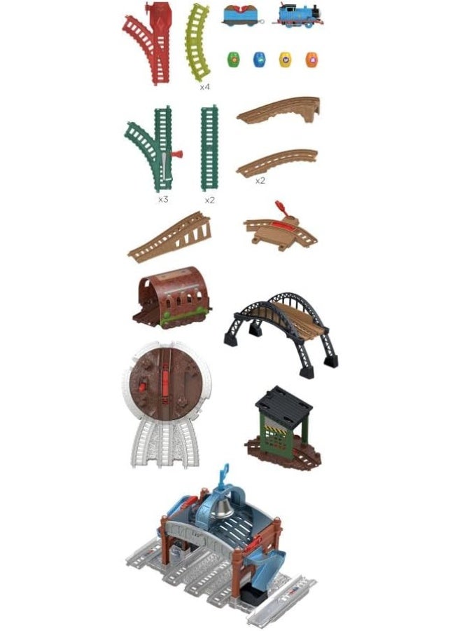 Thomas and Friends فيشر برايس توماس وأصدقائه مجموعة مسار توماس المدفوعة JDF26 - Image 4