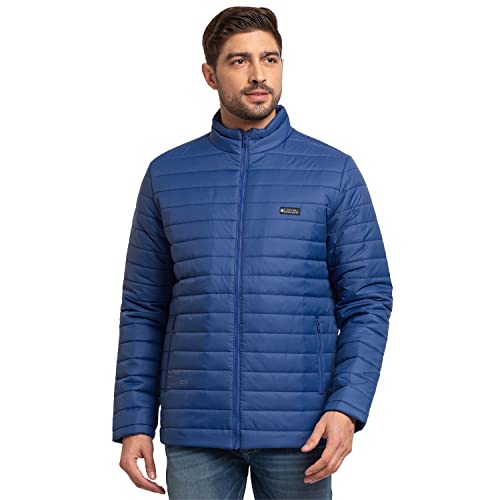 Spykar Men's Solid Regular Jacket (MJK02BBLW007TRUEBLUES_Blue_S) - Image 1