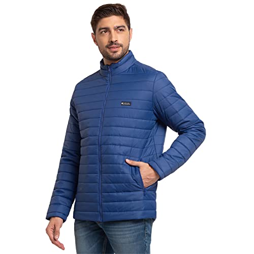 Spykar Men's Solid Regular Jacket (MJK02BBLW007TRUEBLUES_Blue_S) - Image 2