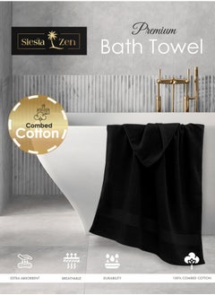 Siesta Zen Jumbo Bath Sheet 600GSM Hotel Spa Towel Extra Large 90x180cm (35x70 inches) Ultra Soft & highly Absorbent, Durable, Quick Dry Thick Super Soft Luxury Hotel Quality (Gift Pack)  - Image 5