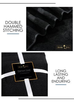 Siesta Zen Jumbo Bath Sheet 600GSM Hotel Spa Towel Extra Large 90x180cm (35x70 inches) Ultra Soft & highly Absorbent, Durable, Quick Dry Thick Super Soft Luxury Hotel Quality (Gift Pack)  - Image 4