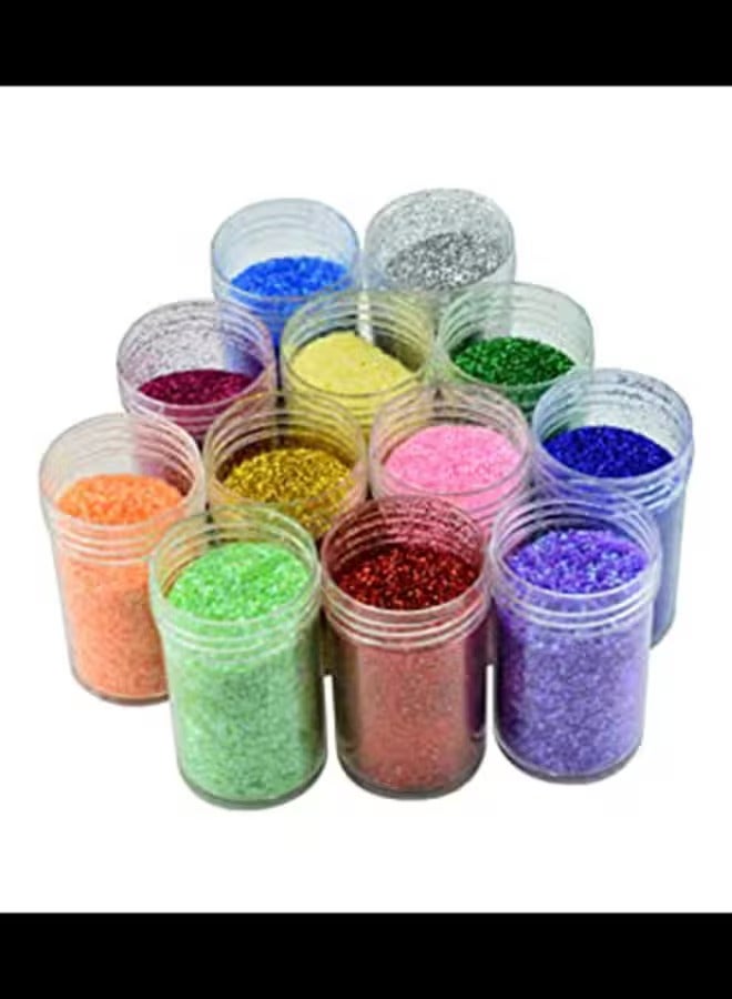 LEENO Set Of 12 Glitter Bits Multicolour - Image 2