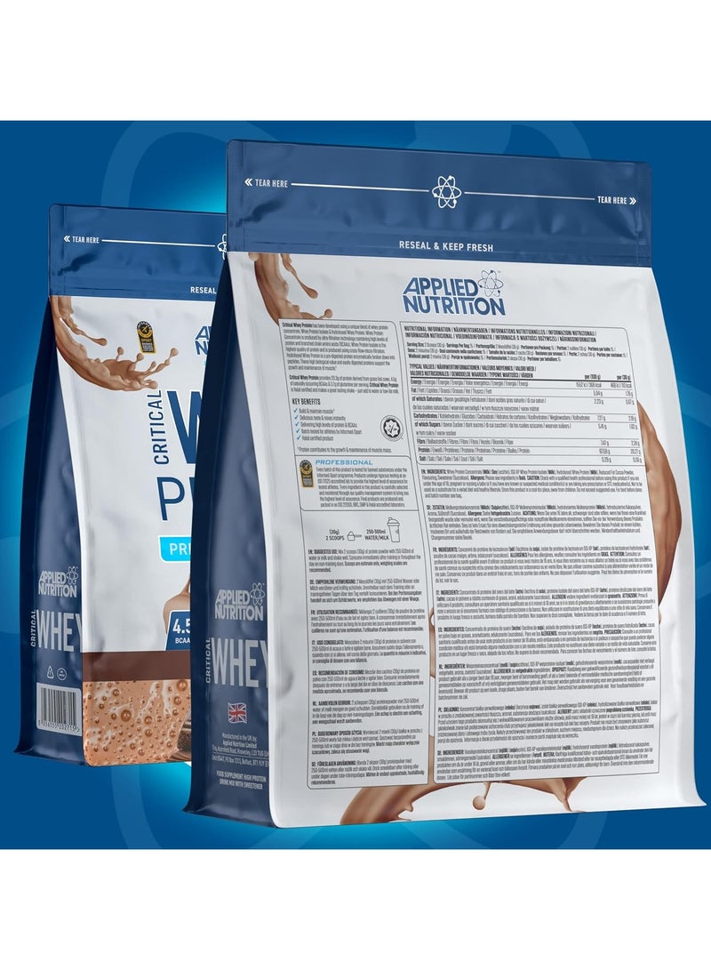 Applied Nutrition Applied Nutrition Critical Whey Protein Premium Protein Powder Chocolate Milkshake Flavour(450g) - Image 2