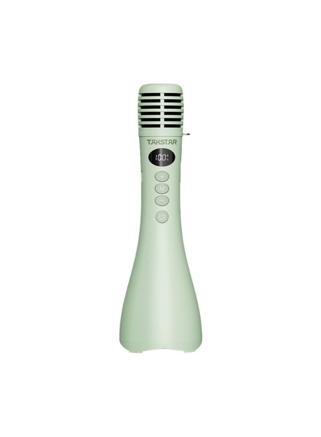 Takstar Da10 Second Generation Speech Microphone All-in-one Handheld Microphone Small Bee Teacher Classroom Speaker Amplifier Tour Guide Karaoke Speech Mic Mint Green Standard Edition - Image 2