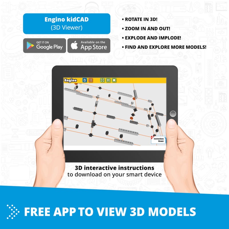 Engino STEM Toys, Fluid Dynamics, Building Toys for Kids 9+, Educational Kit, Gift for Boys & Girls, Fun STEM Projects, Engineering Kit (6 Model Options) - Image 5