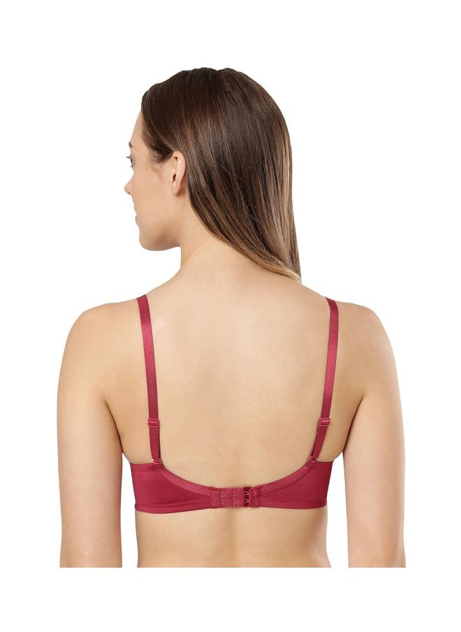 JOCKEY - Jockey 1816 Women Wire free Padded Soft Touch Microfiber Nylon Elastane Stretch Full Coverage Lace Styling Multiway T Shirt Bra - Image 1