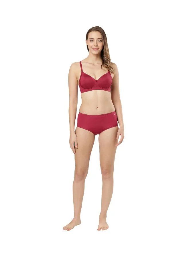 Jockey Anemone 1816 Women Wire free Padded Soft Touch Microfiber Nylon Elastane Stretch Full Coverage Lace Styling Multiway T Shirt Bra for Women | Best Price UAE
