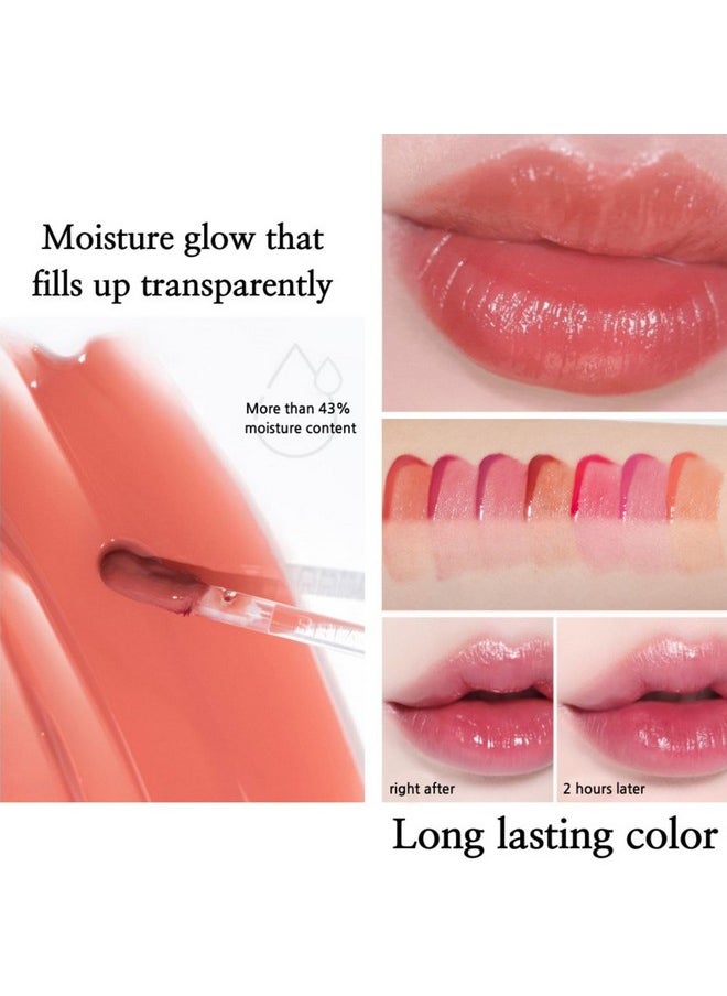 BBI@ BBIA - Bbia L’Eau Tint - Glossy & Glow Lip Stain, Watery Lip Tint, Non-Sticky, High Shine Finish, Long-Lasting, Moisturizing, Lightweight, Natural, Daily Use, Vegan, Korean Lip Makeup (07 Peach L'Eau) - Image 1