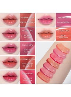 BBI@ BBIA Bbia L’Eau Tint - Glossy & Glow Lip Stain, Watery Lip Tint, Non-Sticky, High Shine Finish, Long-Lasting, Moisturizing, Lightweight, Natural, Daily Use, Vegan, Korean Lip Makeup (07 Peach L'Eau)  - Image 2