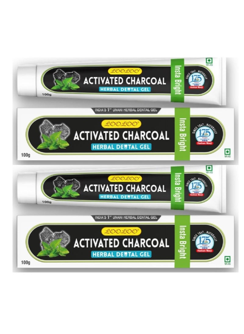 Herbal Dental Gel Charcoal - 100gm 2PCS
