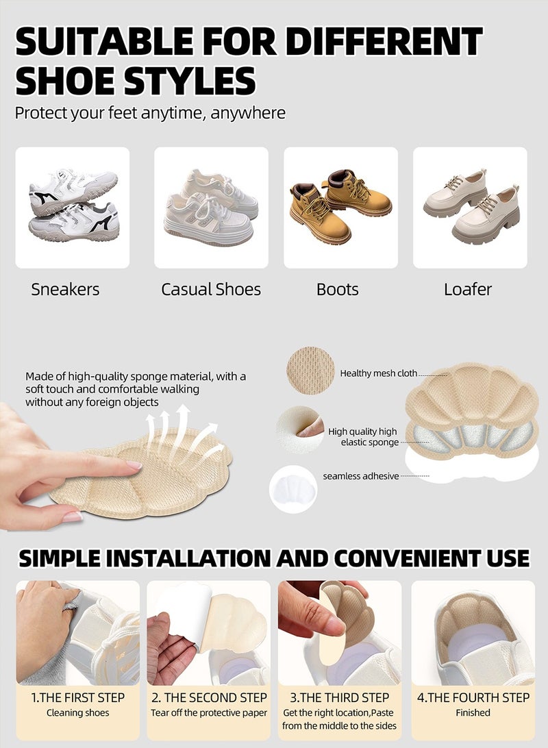 SANMUGEED Heel Grips Cushions Inserts,Heel Pads for Loose Shoe Too Big Men Women, Improved Shoe Fit and Comfort, Prevent Heel Slipping, Rubbing, Blisters, Foot Pain - Image 4