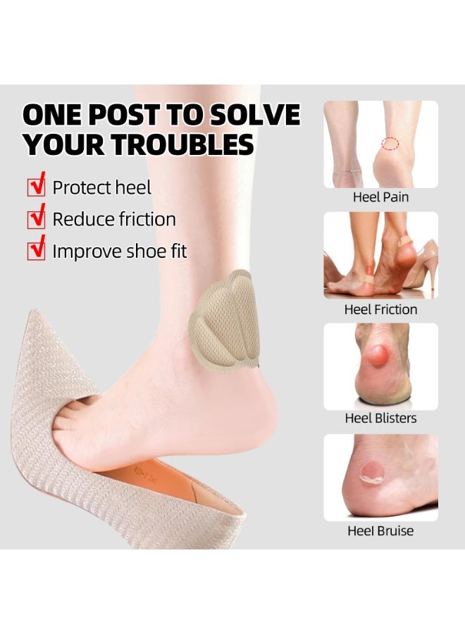 SANMUGEED Heel Grips Cushions Inserts,Heel Pads for Loose Shoe Too Big Men Women, Improved Shoe Fit and Comfort, Prevent Heel Slipping, Rubbing, Blisters, Foot Pain - Image 5
