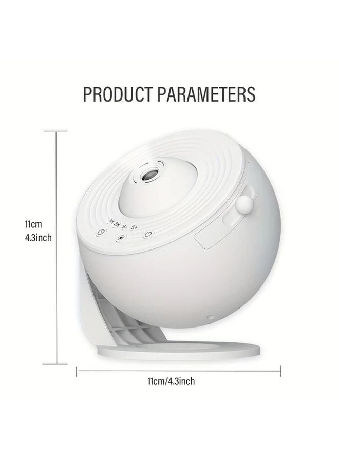 White Starry Sky Galaxy Projector Aurora Light Show Filmstrip For Bedroom Party - Image 3