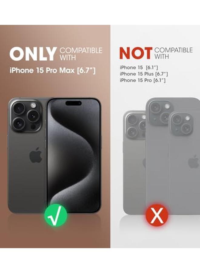 SupCase Unicorn Beetle Pro Case For Iphone 15 Pro Max 6.7" Built In Screen Protector And Kickstand And Belt Clip Heavy Duty Rugged Case Black - Image 1