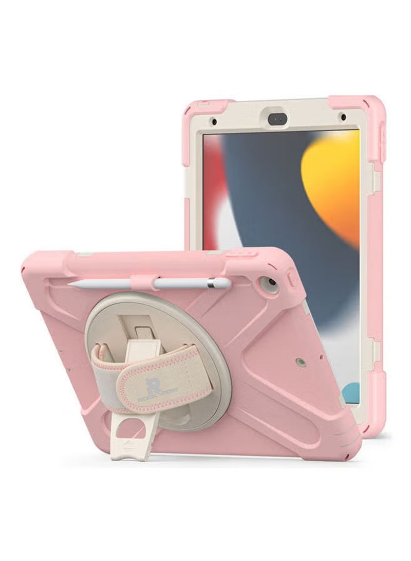 Arabest Heavy Duty Shockproof Rotatable Kickstand Protective Cover for 10.2 iPad 9th/8th/7th Gen - 2021/2020/2019 iPad Case - Image 1
