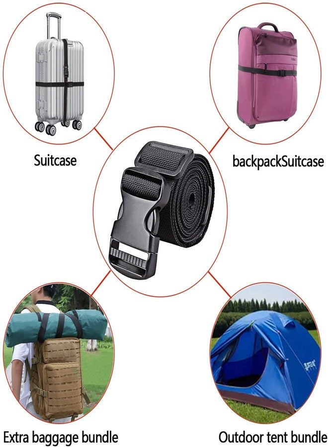 Gutezeiten Golf Trolley Cart Bag Straps Webbing Fastener Belt Repalcement & Quick Release Buckle Sleeping Bag Strap - Adjustable & Durable Luggage Suitcase Bag Straps Christmas Tree Straps for Storage - Image 5