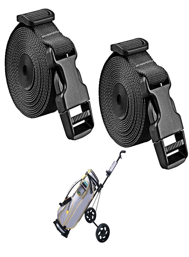 Gutezeiten Golf Trolley Cart Bag Straps Webbing Fastener Belt Repalcement & Quick Release Buckle Sleeping Bag Strap - Adjustable & Durable Luggage Suitcase Bag Straps Christmas Tree Straps for Storage - Image 1
