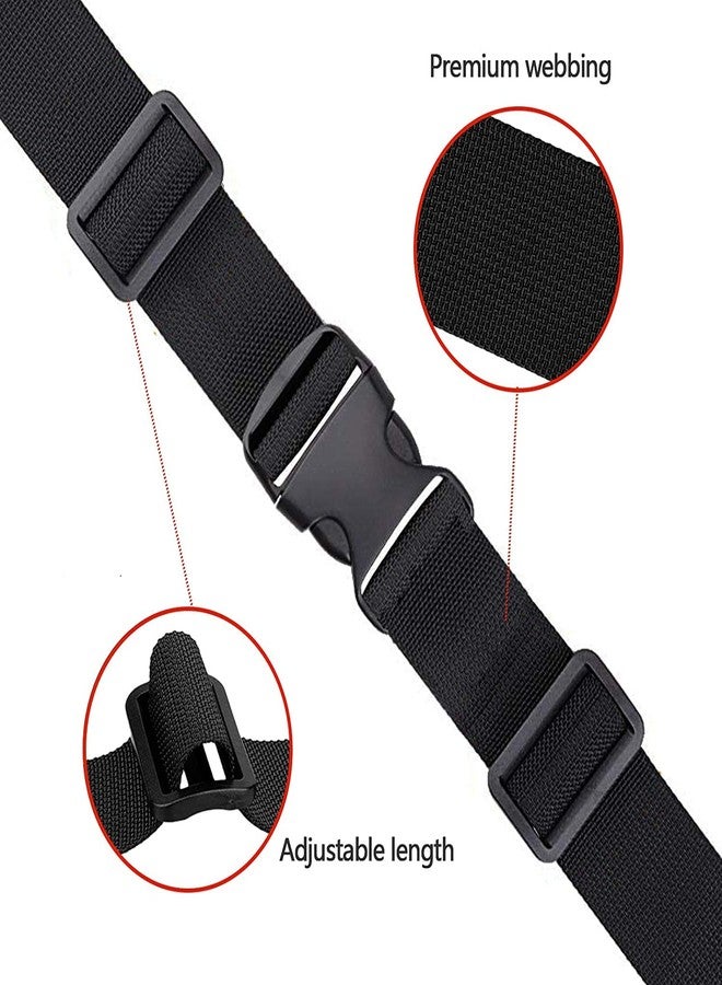 Gutezeiten Golf Trolley Cart Bag Straps Webbing Fastener Belt Repalcement & Quick Release Buckle Sleeping Bag Strap - Adjustable & Durable Luggage Suitcase Bag Straps Christmas Tree Straps for Storage - Image 2