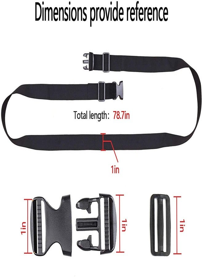Gutezeiten Golf Trolley Cart Bag Straps Webbing Fastener Belt Repalcement & Quick Release Buckle Sleeping Bag Strap - Adjustable & Durable Luggage Suitcase Bag Straps Christmas Tree Straps for Storage - Image 4