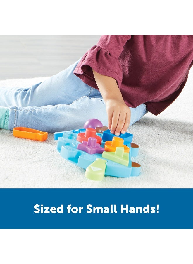 Learning Resources Spike The Fine Motor Hedgehog Puzzle Playmate (Ler9103), 2-In-1 Shape Sorter And Puzzle, Fine Motor Skills Development Toy For Toddlers, Ages 18 Months+ - Image 2