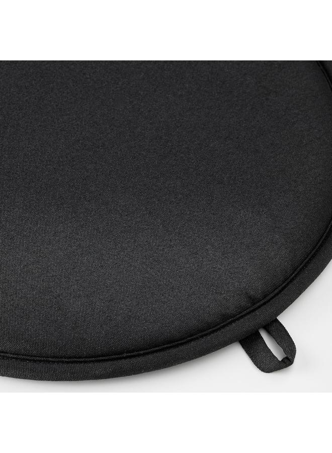 Zaboon Chair pad, black, 36 cm - Image 4