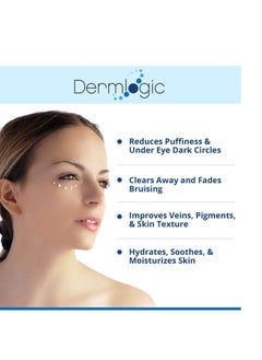 Dermlogic Vitamin K Cream- Moisturizing Bruise Healing Formula. Dark Spot Corrector for Bruising, Spider Veins & Broken Capillaries. Reduces Under Eye Dark Circles, Fine Lines, Puffiness, & Wrinkles with Arnica  - Image 3