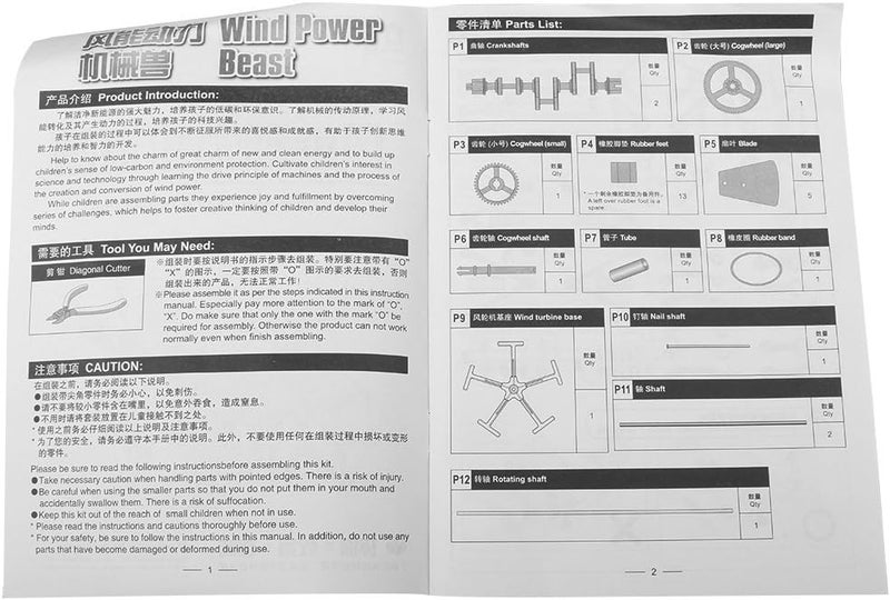 klarako Wind Power Walking Strandbeest DIY Assembly Model Buliding Kits Educational - Image 4