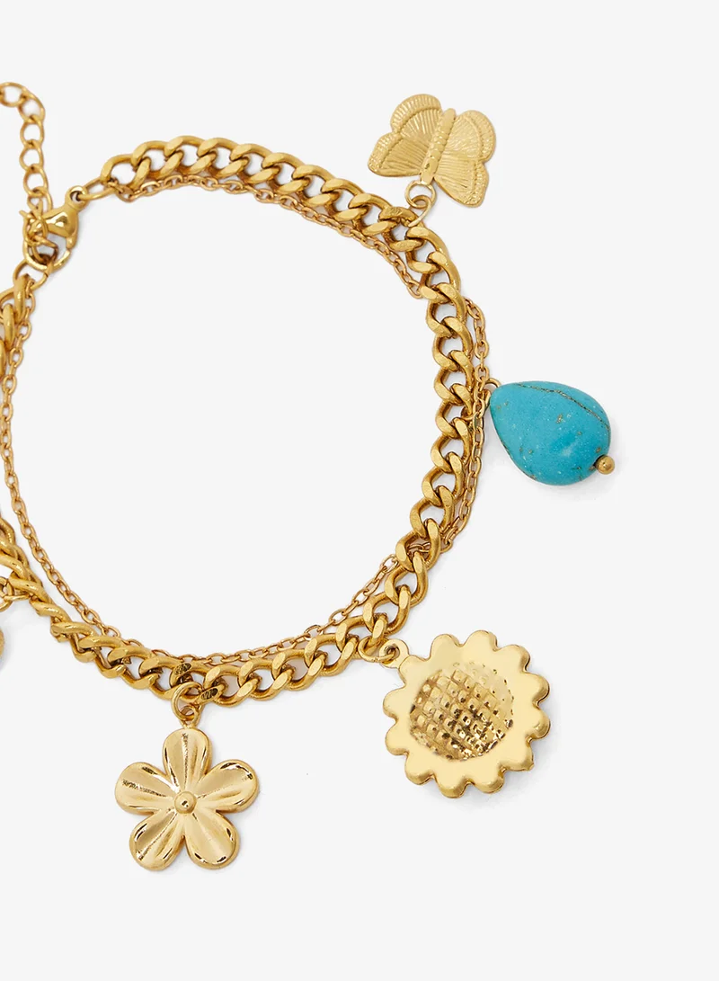 Ginger Multi Charm Bracelets