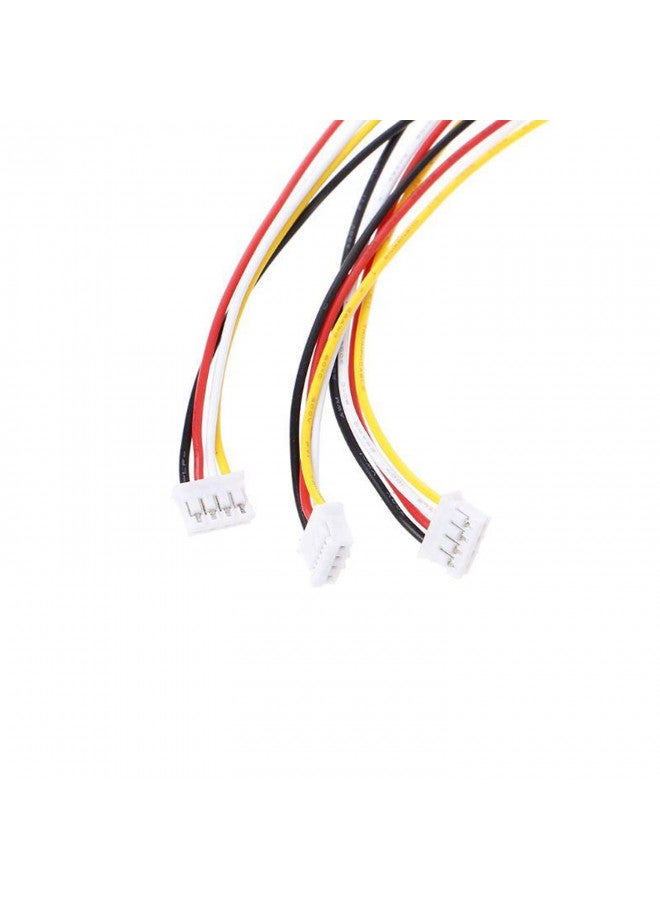 WOWOONE 20 مجموعة موصلات JST 2.0 PH 4 دبابيس، تشمل 10 مجموعات موصلات JST PH2.0 4 دبابيس أنثوية مع سلك كابل بطول 150 مم و 10 قطع موصلات JST PH2.0mm 4 دبابيس ذكر. - Image 3