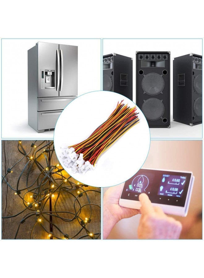 WOWOONE 20 مجموعة موصلات JST 2.0 PH 4 دبابيس، تشمل 10 مجموعات موصلات JST PH2.0 4 دبابيس أنثوية مع سلك كابل بطول 150 مم و 10 قطع موصلات JST PH2.0mm 4 دبابيس ذكر. - Image 4