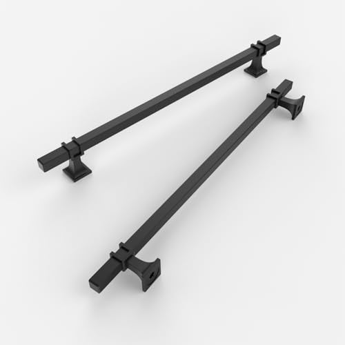 9BUILD 10 Pack 126 Inch Cabinet Pulls Matte Black Handles Hardware for Kitchen Cabinets Wardrobe T Bar Pulls - Image 1