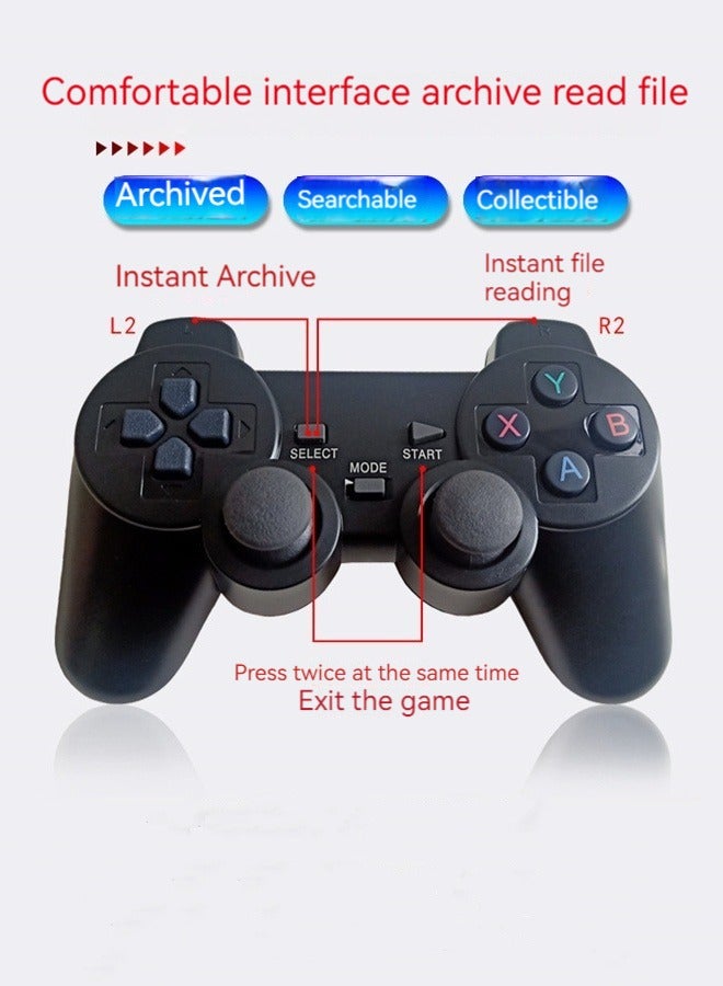 M8 game console 2.4G high-definition wireless handle game console PS1 retro arcade double high-definition game console