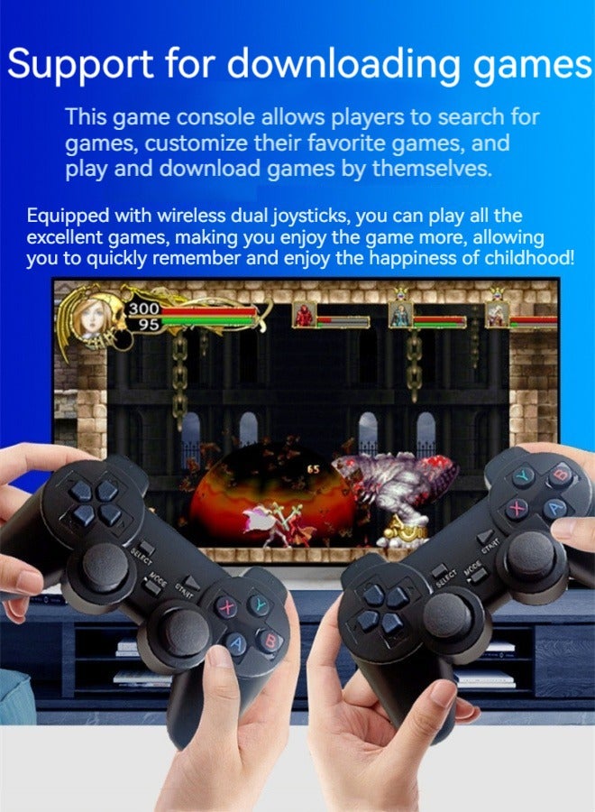 M8 game console 2.4G high-definition wireless handle game console PS1 retro arcade double high-definition game console