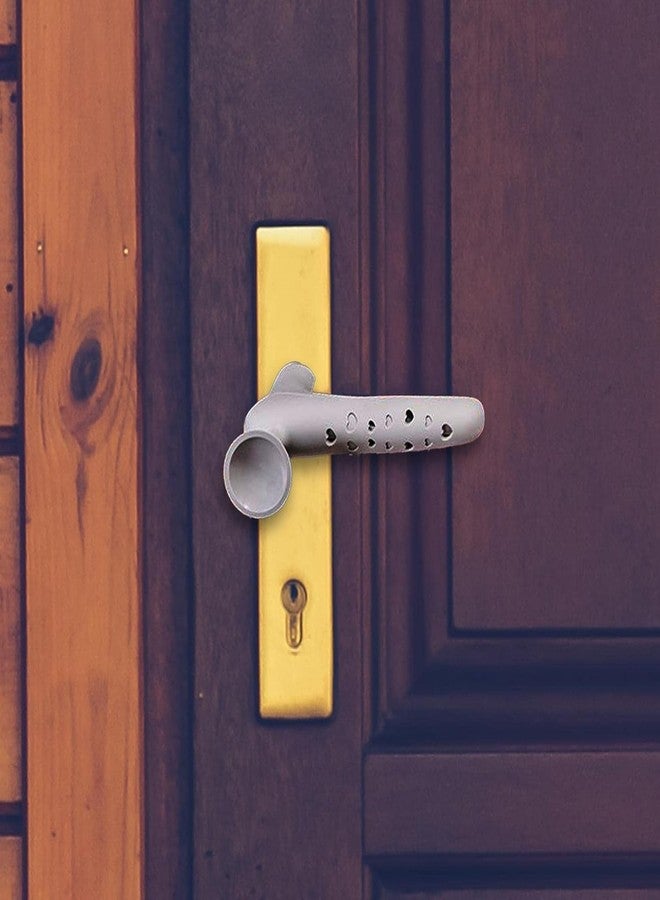 Bitrexup Safety Door Handle Protective Cover for Baby's Room Avoid Collision Silicone Door Knob Covers Wall Protector Baby Safety Equipment Anti Collision Cover Door Handle Cover (Multicolor) (PACK OF 2) - Image 5