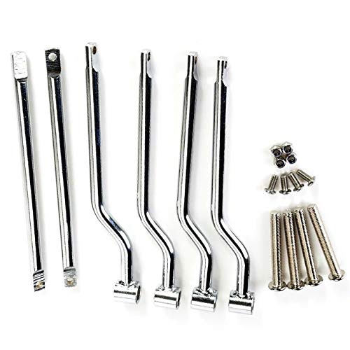 Yibid Heavy Steel Universal Motorcycles Saddle Bag Support Bracket Bars Mount Holder Replacement for/ Compatibility with Honda Suzuki Yamaha Kawasaki Boulevard C50 M50 Intruder Volusia VL800 (Chrome) - Image 2
