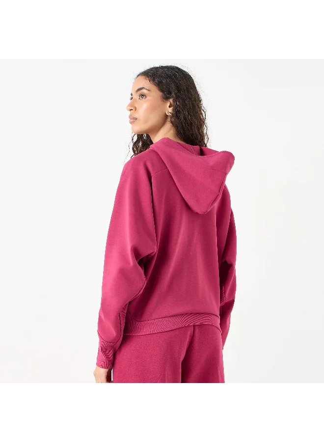 Kappa Kappa Zip Through Hoodie with Long Sleeves
