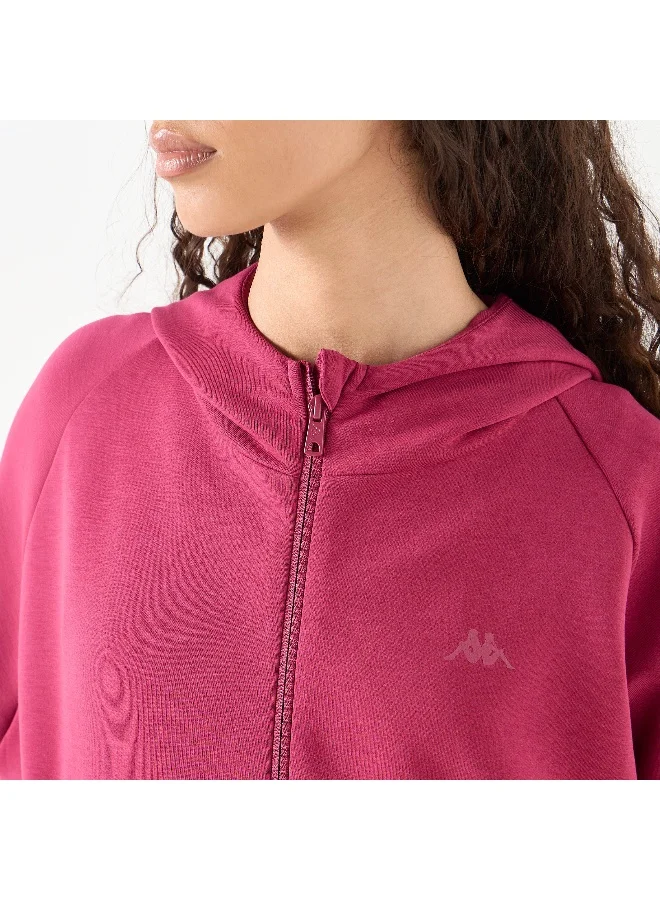 Kappa Kappa Zip Through Hoodie with Long Sleeves