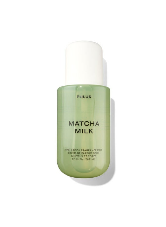 PHLUR Matcha Milk Hair and Body Mist 240ml - Image 1