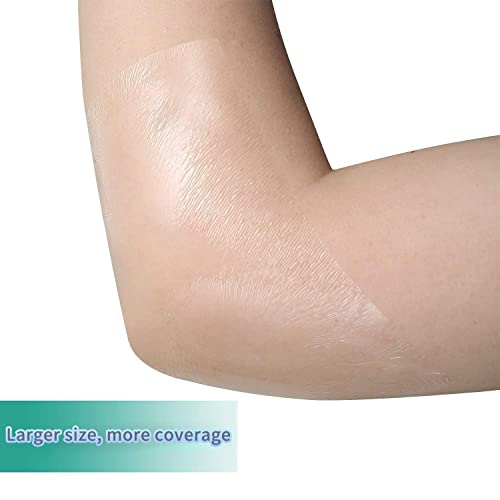Anzailala Transparent Stretch Adhesive Bandage Clear Waterproof Bandages Dressing Tape for Shower Tattoos(15cm * 2 m) - Image 5