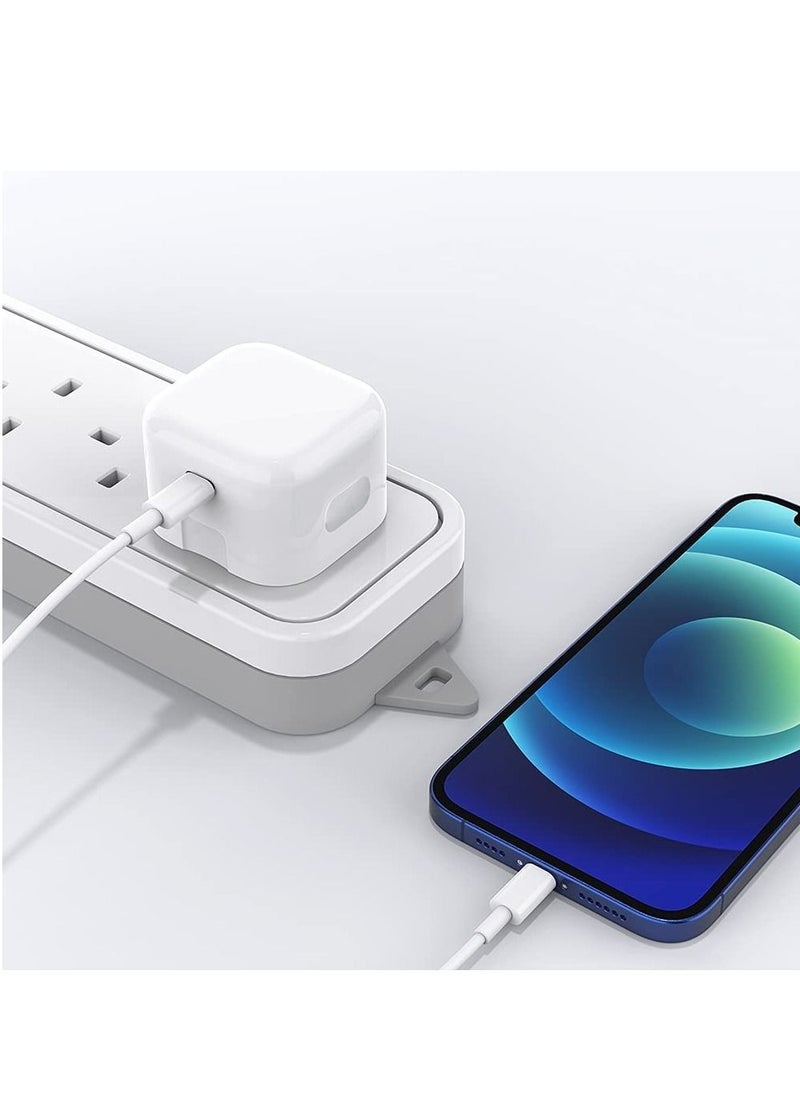 20W Type C PD USB Fast Charger with 1m Type C Lightning Cable Wall Power Compatible with iPhone 12 Pro Max/SE 2022/11/XR/XS/X/8/7,iPad Air 4/Pro 2022,Samsung Galaxy S21 Ultra/S21 White