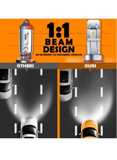 Y&D LED Headlight Bulbs Combo, 6500K Cool White 24000LM Wireless , H11 9005/ H9 /H8 9005/HB3 Automotive for Auto Replacement, High Low Beam (9005, Style 2PCS Each)  - Image 4