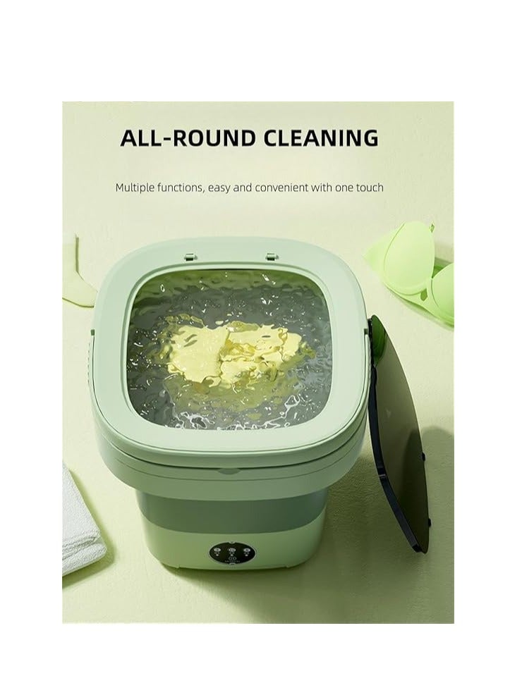 Portable Washing Machine, Mini Washer,11L Upgraded Large Capacity Foldable Washer.Deep Cleaning of Underwear, Baby Clothes and Other Small Clothes.Suitable for Apartments, Dormitories, Hotels. - Image 4