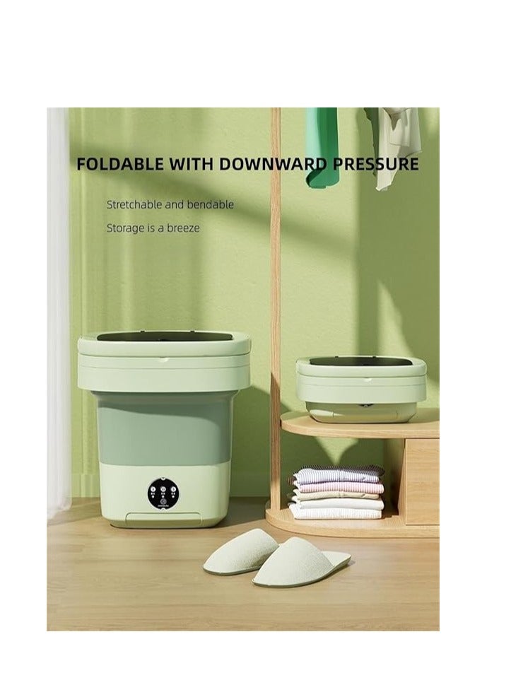 Portable Washing Machine, Mini Washer,11L Upgraded Large Capacity Foldable Washer.Deep Cleaning of Underwear, Baby Clothes and Other Small Clothes.Suitable for Apartments, Dormitories, Hotels. - Image 5