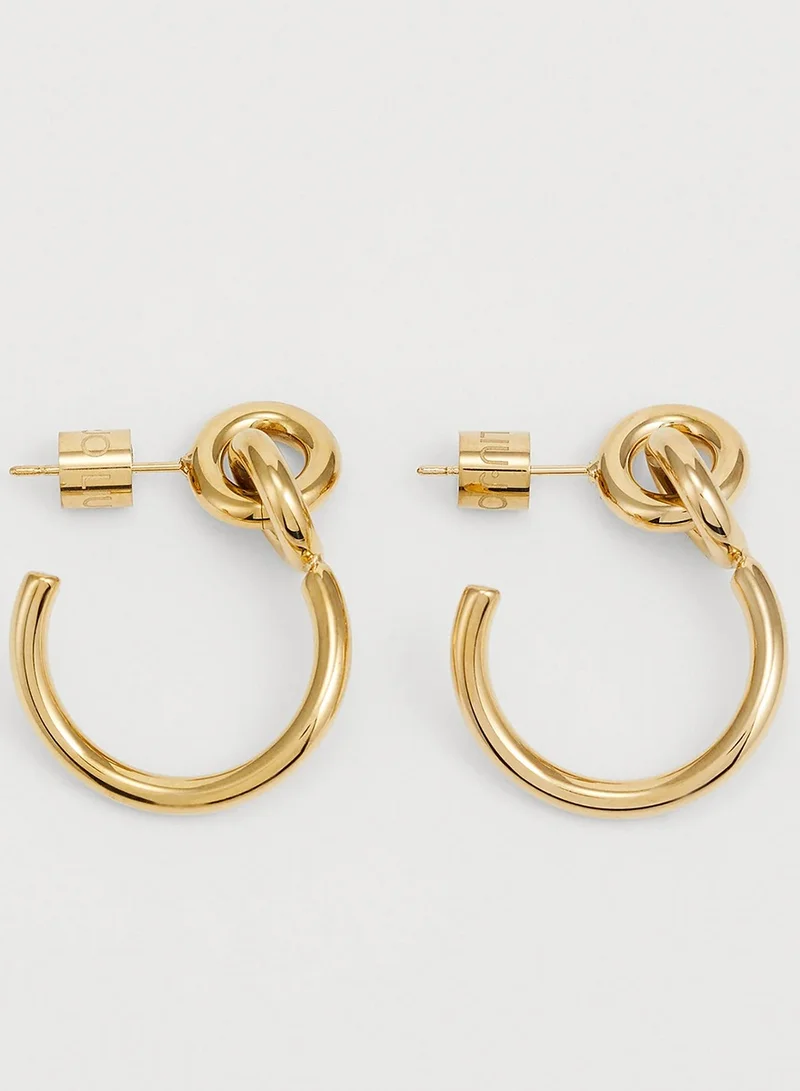 ليو جو أقراط ليو جو إيتيرن الذهبية