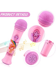 Y&D Microphone for Girls Karaoke Wireless Kids Girls' Bluetooth Party Music Toy Handheld Musical Age 5-10 Girls (Pink)  - Image 3
