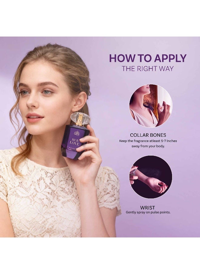 BELLAVITA LUXURY HUB LOVE Women Oriental 100ML EDP - Image 5