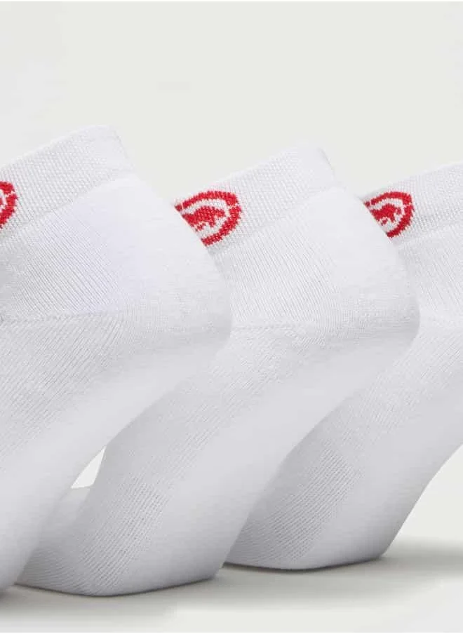 Ecko Unltd. Set of 3 - Ecko Unltd Logo Print Ankle Length Socks