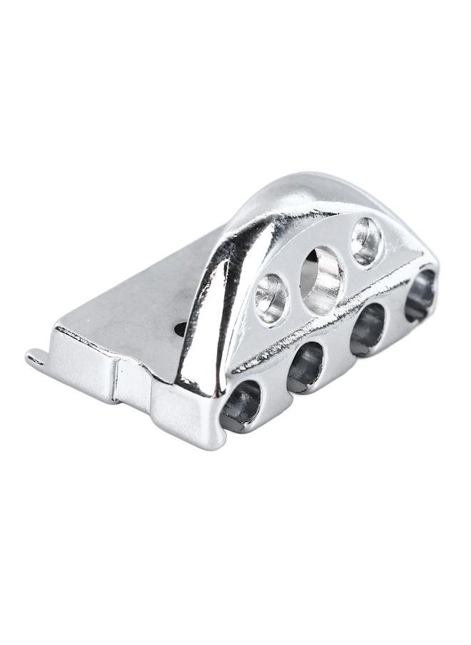 Thoraya - Headless Bass String Lock Metal Portable Bass String Locking Nut for Performance Show 39mm Silver - Image 1